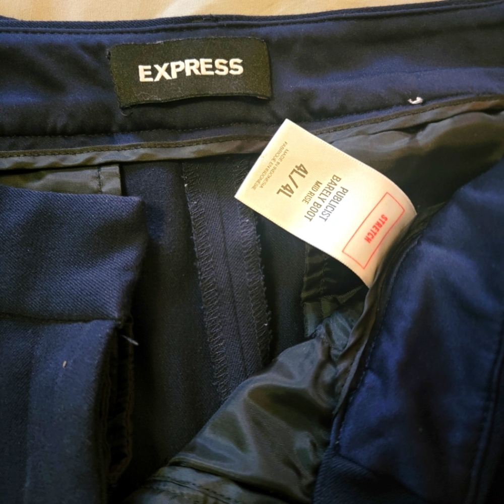EXPRESS Navy Blue 4Long Pants